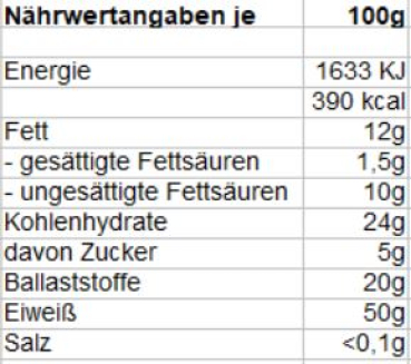 1kg BIO Hanfprotein, 50% pflanzliches Eiweiß, vegan, Rohkost