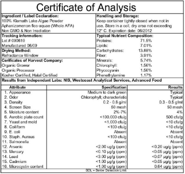 200g Afa-Algen Presslinge, 100% rein, Rohkostqualität