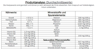500g BIO Chlorella-Pulver, 100% rein