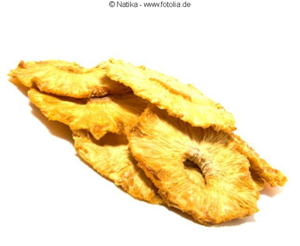 1kg Getrocknete Ananasringe, natur, ohne Zusätze